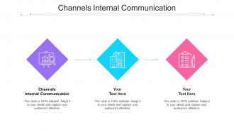 Channels Internal Communication Ppt Powerpoint Presentation Portfolio Backgrounds Cpb