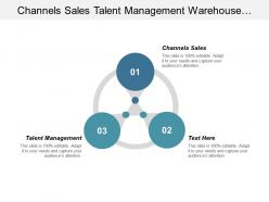 Channels sales talent management warehouse management capital management cpb