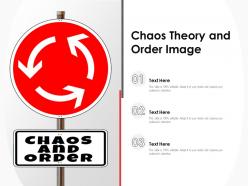 Chaos theory and order image