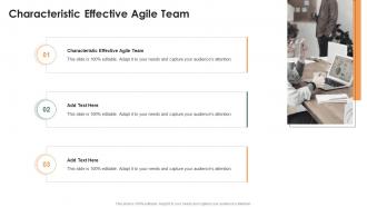 Characteristic Effective Agile Team In Powerpoint And Google Slides Cpb