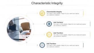 Characteristic Integrity In Powerpoint And Google Slides Cpb