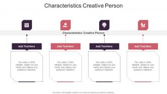 Characteristics Creative Person In Powerpoint And Google Slides Cpb