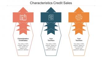 Characteristics Credit Sales Ppt Powerpoint Presentation File Images Cpb