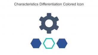 Characteristics Differentiation Colored Icon In Powerpoint Pptx Png And Editable Eps Format