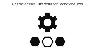 Characteristics Differentiation Monotone Icon In Powerpoint Pptx Png And Editable Eps Format