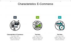 Characteristics e commerce ppt powerpoint presentation outline ideas cpb