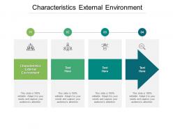 Characteristics external environment ppt powerpoint presentation pictures cpb