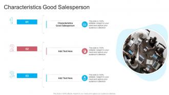 Characteristics Good Salesperson In Powerpoint And Google Slides Cpb