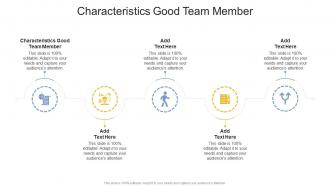 Characteristics Good Team Member In Powerpoint And Google Slides Cpb