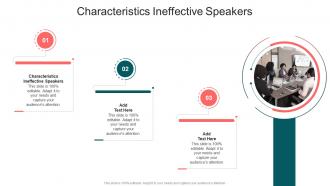 Characteristics Ineffective Speakers In Powerpoint And Google Slides Cpb