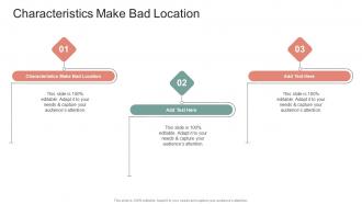Characteristics Make Bad Location In Powerpoint And Google Slides Cpb