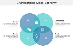 Characteristics mixed economy ppt powerpoint presentation background images cpb