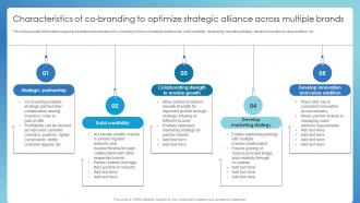 Characteristics Of Co Branding To Optimize Strategic Alliance Successful Brand Administration