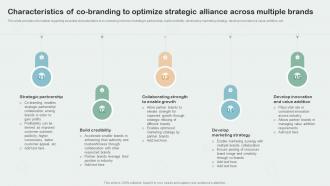 Characteristics Of Co Branding To Optimize Strategicmultiple Brands Key Aspects Of Brand Management
