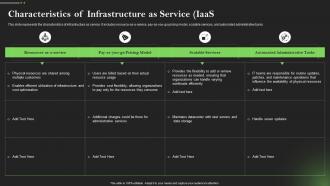 Characteristics Of Infrastructure As Service Iaas Comprehensive Guide To Mobile Cloud Computing