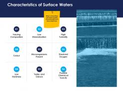 Characteristics of surface waters urban water management ppt information