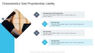 Characteristics Sole Proprietorship Liability In Powerpoint And Google Slides Cpb