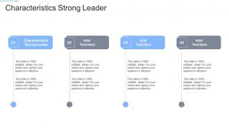 Characteristics Strong Leader In Powerpoint And Google Slides Cpb