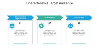 Characteristics target audience ppt powerpoint presentation portfolio graphics cpb