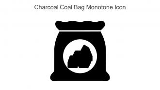 Charcoal Coal Bag Monotone Icon In Powerpoint Pptx Png And Editable Eps Format