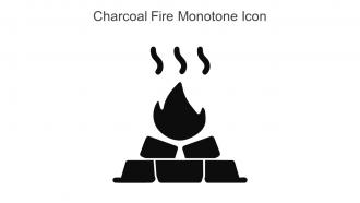 Charcoal Fire Monotone Icon In Powerpoint Pptx Png And Editable Eps Format