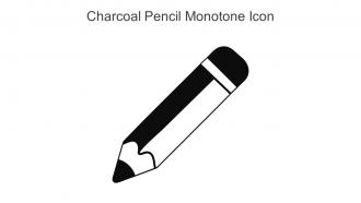 Charcoal Pencil Monotone Icon In Powerpoint Pptx Png And Editable Eps Format