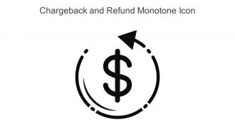 Chargeback And Refund Monotone Icon In Powerpoint Pptx Png And Editable Eps Format