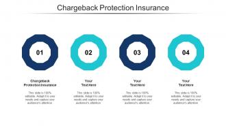 Chargeback Protection Insurance Ppt Powerpoint Presentation Show Format Cpb