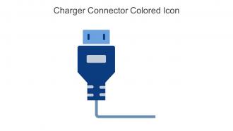 Charger Connector Colored Icon In Powerpoint Pptx Png And Editable Eps Format