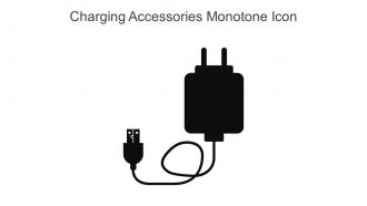 Charging Accessories Monotone Icon In Powerpoint Pptx Png And Editable Eps Format