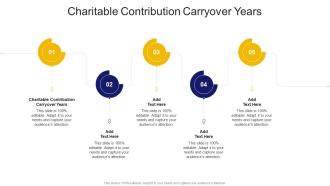 Charitable Contribution Carryover Years In Powerpoint And Google Slides Cpb