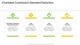 Charitable Contribution Standard Deduction In Powerpoint And Google Slides Cpb