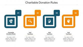 Charitable Donation Rules Ppt Powerpoint Presentation Layouts Inspiration Cpb