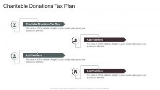Charitable Donations Tax Plan In Powerpoint And Google Slides Cpb