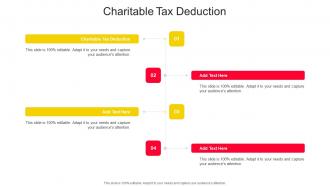 Charitable Tax Deduction In Powerpoint And Google Slides Cpb