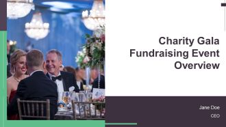 Charity Gala Fundraising Event Overview PPT Demonstration AT
