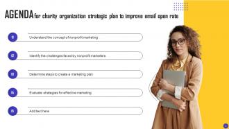 Charity Organization Strategic Plan To Improve Email Open Rate Powerpoint Presentation Slides MKT CD V Captivating Colorful