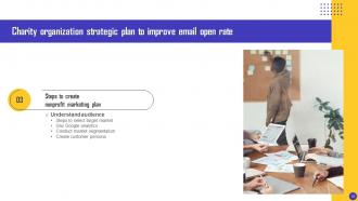 Charity Organization Strategic Plan To Improve Email Open Rate Powerpoint Presentation Slides MKT CD V Impactful Impressive