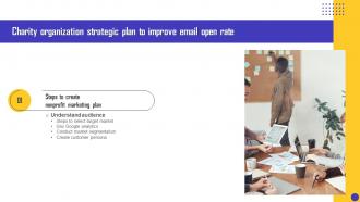 Charity Organization Strategic Plan To Improve Email Open Rate Table Of Content MKT SS V
