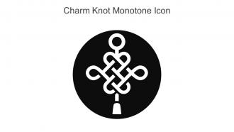 Charm Knot Monotone Icon In Powerpoint Pptx Png And Editable Eps Format