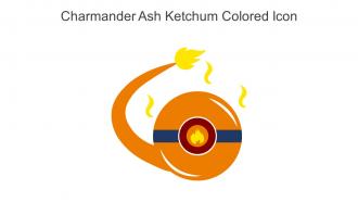 Charmander Ash Ketchum Colored Icon In Powerpoint Pptx Png And Editable Eps Format