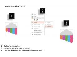 Chart for cloud computing flat powerpoint design