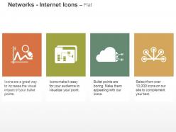 Chart for growth data folder cloud services ppt icons graphics