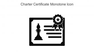 Charter Certificate Monotone Icon In Powerpoint Pptx Png And Editable Eps Format