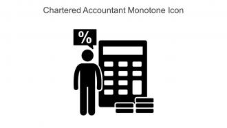 Chartered Accountant Monotone Icon In Powerpoint Pptx Png And Editable Eps Format