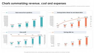 Charts Summarizing Revenue Cost Recruitment Agency Business Plan BP SS