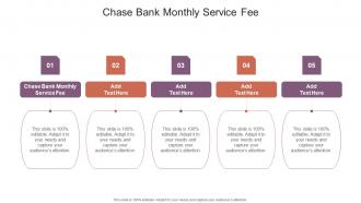 Chase Bank Monthly Service Fee In Powerpoint And Google Slides Cpb