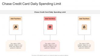 Chase Credit Card Daily Spending Limit In Powerpoint And Google Slides Cpb
