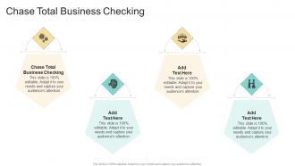 Chase Total Business Checking In Powerpoint And Google Slides Cpb