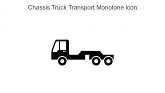 Chassis Truck Transport Monotone Icon In Powerpoint Pptx Png And Editable Eps Format